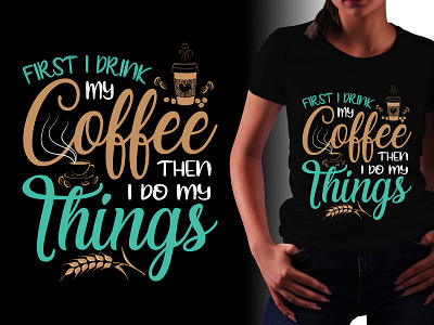 Coffee Lover T-Shirt Design typography t shirt