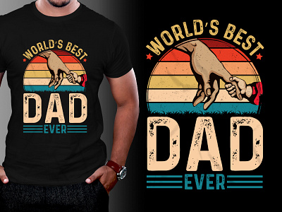 Father Dad Papa T-Shirt Design typography t shirt