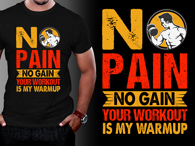 GYM Fitness T-Shirt Design