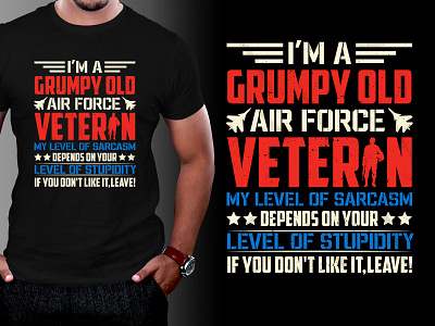 Veteran T-Shirt Design typography t shirt