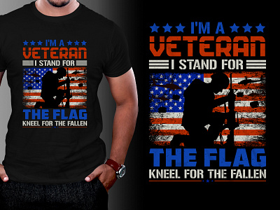 Veteran T-Shirt Design typography t shirt