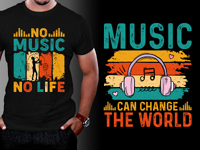 Music Lover T-Shirt Design t shirt t shirt design