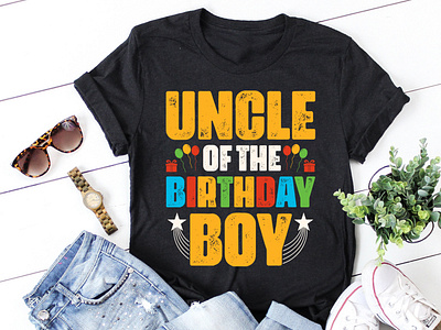 Uncle of the Birthday Boy T-Shirt Design