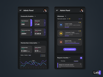 Admin App admin admin app admin panel app dribbble figma mobile design ui ui design