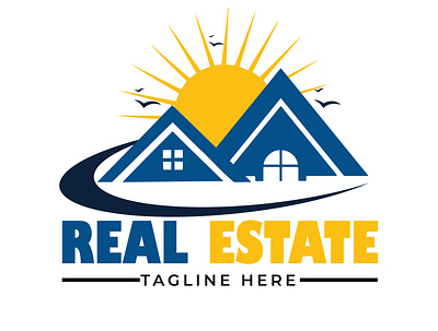 Real Estate Logo branding company logo design graphic design illustration logo logo design outstanding logo real estate logo simple logo unique logo vector