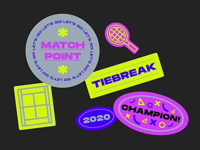 Tennis Illustration design graphic design illustration logo sticker tennis typography typography design us open vector vector illustration