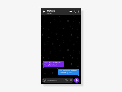 Direct Messaging adobe xd app design flat illustration ui ui design uidesign uiux ux