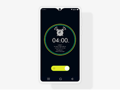 Alarm Switch adobe xd app design graphic design illustration ui ui design uidesign uiux ux