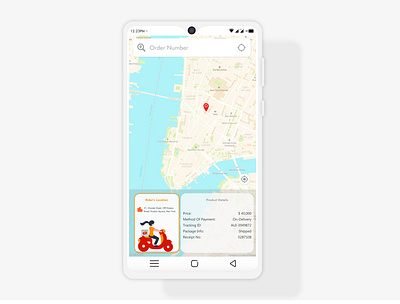 Location Tracker Page adobe xd app design illustration ui ui design uidesign uiux ux vector