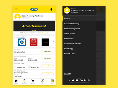 MTN App Redesign