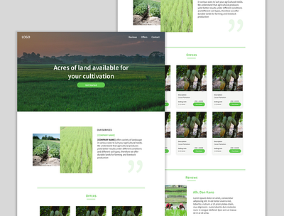 Agricultural E-commerce agriculture design ecommerce figma ui uidesign ux