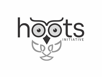 Hoots Initiative branding design illustration logo vector