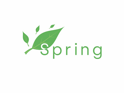 Spring branding design illustration logo vector