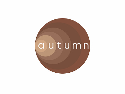 Autumn branding design illustration logo vector