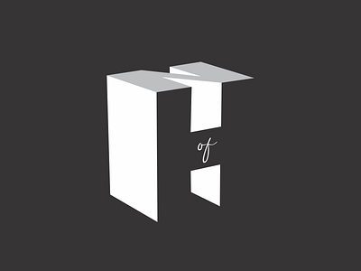 Negative Space branding design illustration logo typography vector