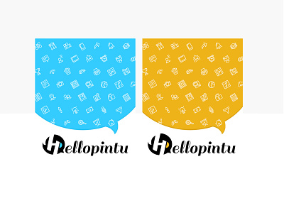 Hellopintu logo design brand identity branding branding design chat chatbot colorful flatdesign illustration india logo logo design pattern social userinterface vector