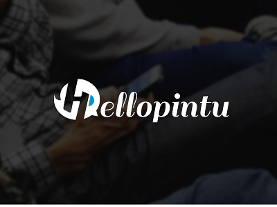 Hellopintu logo design bird chat graphic hyperlocal logo tweet