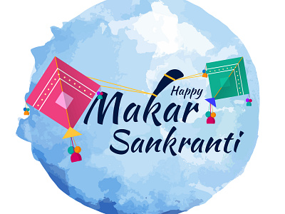 Makar Sankranti coloful festival indian kites makar sankrant