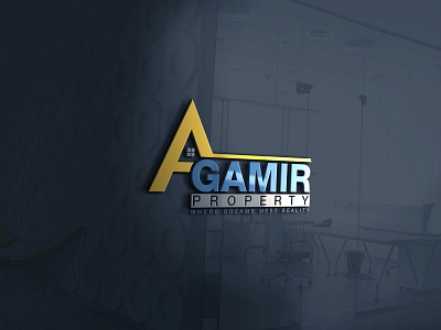 Logo Name: Agamir Property animation branding business logo company logo custom logo design flat logo graphic design logo logo design logo maker logotype luxury logo minimalist logo