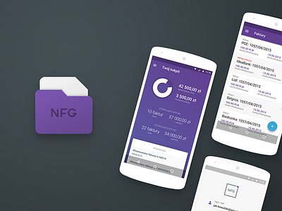 NFG Android android branding business chart dashboard feed finance graphic design icon design logo material design mobile app sign in sketch user interface ux design