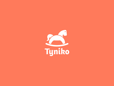 Tyniko Branding animals branding colorful flat design graphic design illustrator kids logo orange