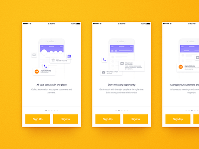 FollowUp iOS - concept app business concept design flat design graphic design ios light mobile app onboardng sketch user interface ux design