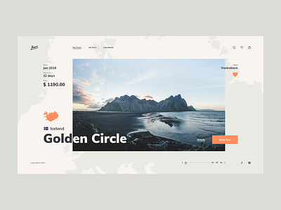 Travel Agency - concept design animation concept design ecommerce gallery graphic design interaction landing page principle sketch slider travel web design website