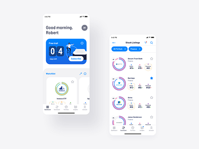 Genuine Impact, Fintech App - Dashboard