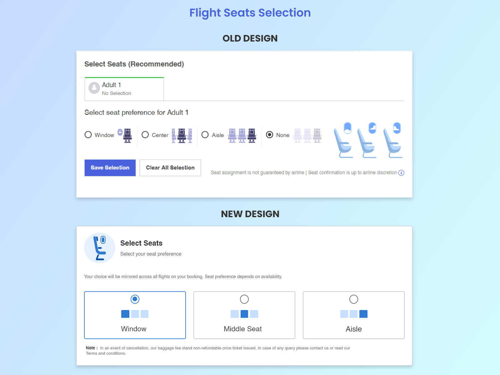 Flight Seat Selection by Pankaj Kumar on Dribbble