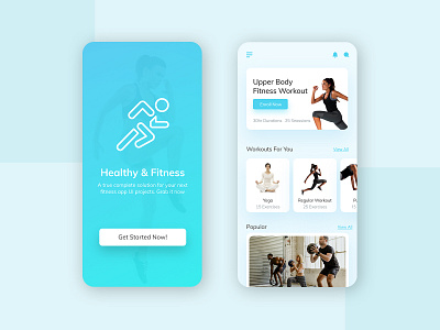 Ultimate UI UX Designs of Fitness App in 2021 activity tracking app design app fitness app gym app helth ios mobile app ui mobile app ui design sport training app ui uiux design ux workout