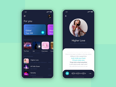 Music player- UI/UX Design