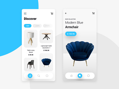 Furniture E-Commerce App app app design cart delivery app design ecommerce ecommerce app illustration mobile app design ondemandapp online shopping app shopping shopping app shoppingapp uiux design vector