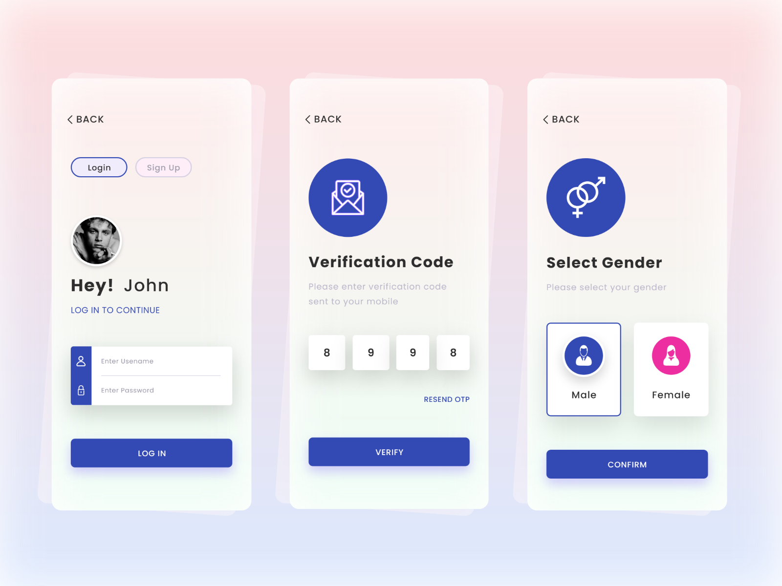 Select your application. Пол select ui. id.ux салон. enter mobile otp для записи. please select your gender.