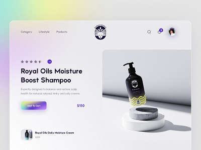 Product | ecommerce page conditioner cosmetics design ecommerce ecommerce app ecommerce design ecommerce page hero mask page product product page products shampoo ui ux web web design