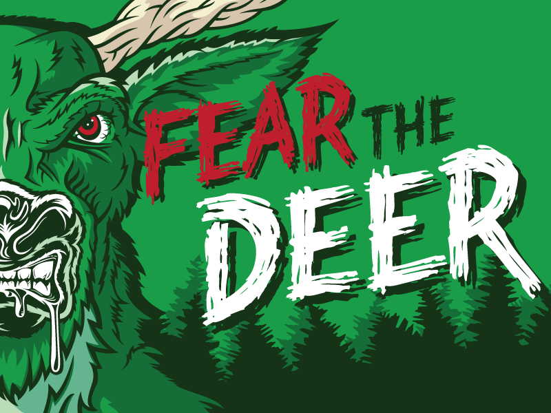 Fear the Deer! by Russell Pritchard on Dribbble