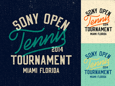 SOT Apparel (reject) beach custom florida lettering miami pritchard russell script sony sports tennis typography