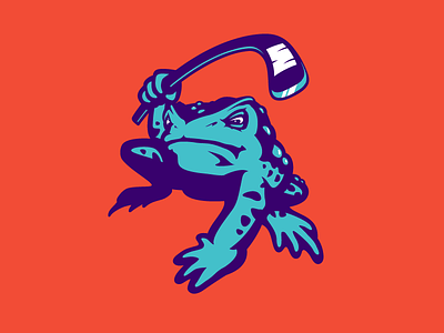 The Toads hockey logo mascot pritchard russell sports spots team toad warts