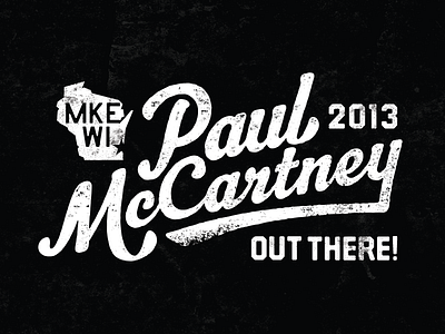 Out There! apparel graphic lettering lock up mccartney milwaukee pritchard russell typography