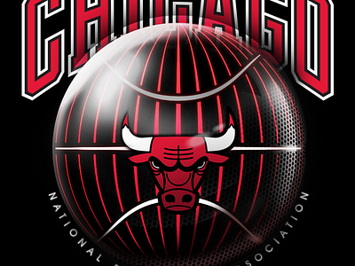 Pinstripes adidas apparel basketball bulls chicago graphic design photoshop russell pritchard