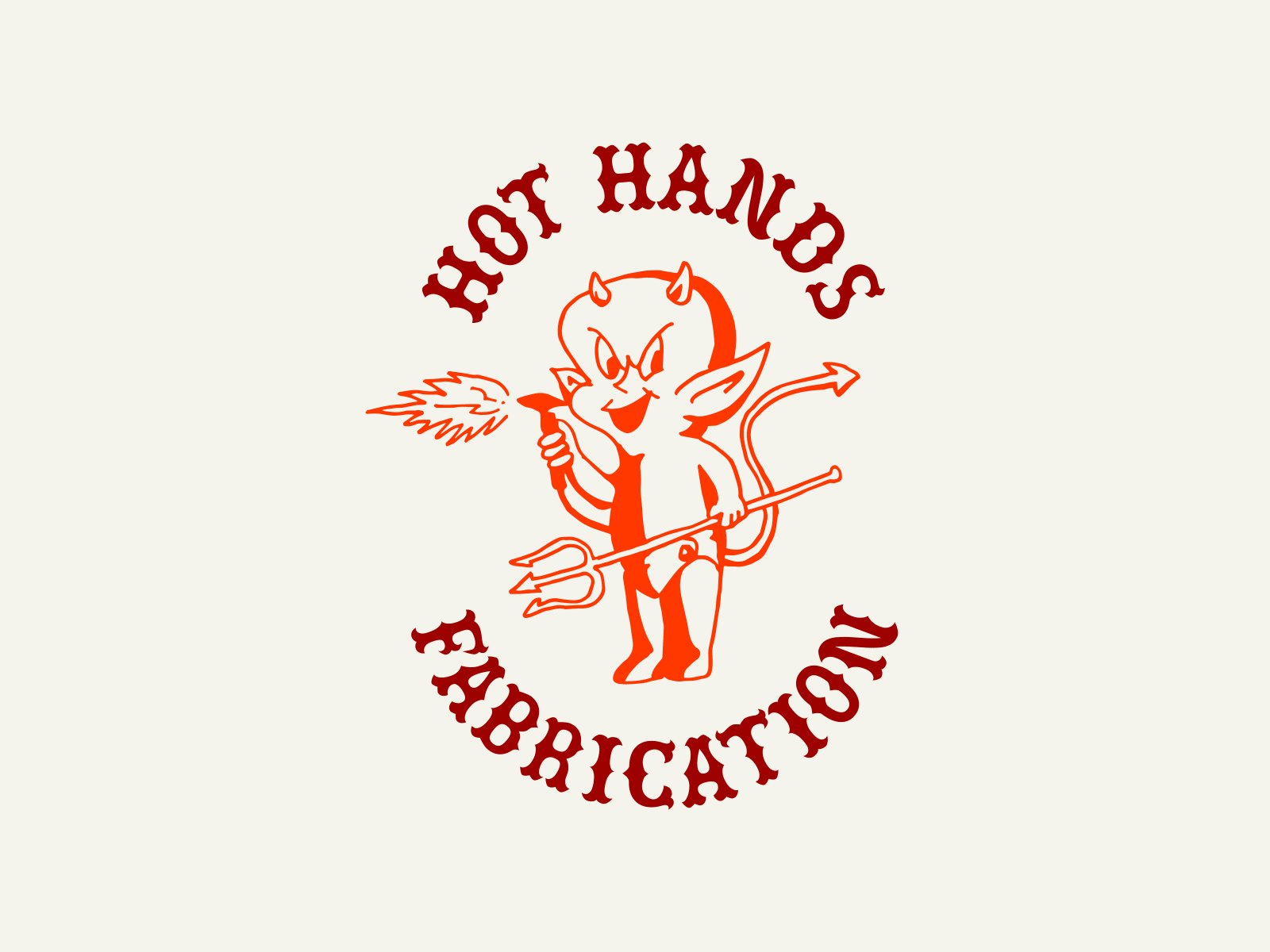 Hot Hands Fab biker club branding design flash art graphic design identity illustration logo stickers tattoo