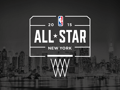 All Star all star basketball identity logo