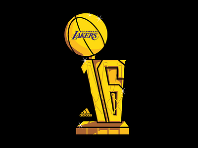 Lakers 16x 16x adidas basketball california gold la lakers nba