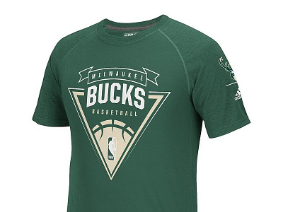 Bucks Tee apparel basketball bucks design licensed nba shirt sports