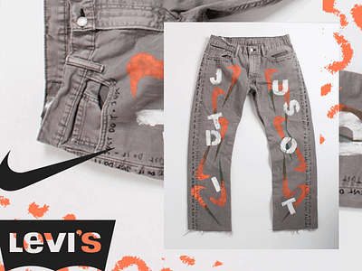Levi's Nike Customs apparel art crafted denim design digital levis made nike social