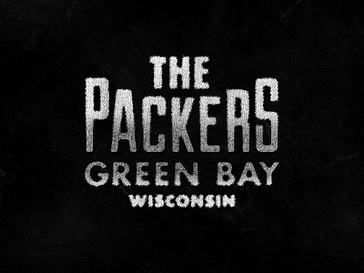 Packers Rebrand- Logo 3 bay black football gold green green bay letters packers russell pritchard sports typography white