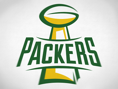 Packers Rebrand- Logo 4 branding football gold green green bay identity letters logo pack packers russell pritchard sports typography yellow
