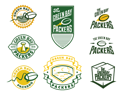 Cutting Room Floor green bay justin bieber letterpress letters lock up logo pack attack packers russell pritchard sports typography