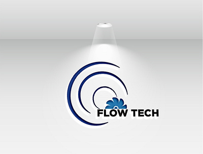 Flow tech logo design