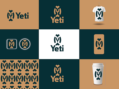 YETI BRANDING branding design flat icon illustration logo minimal ui vector