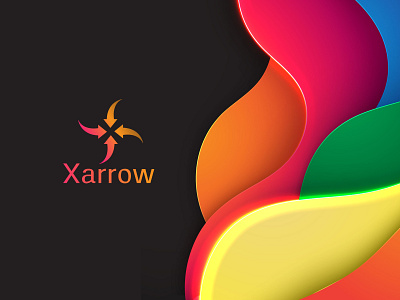 X-arrow Modern concept 3d animation branding design flat graphic design icon illustration logo minimal motion graphics ui ux vector